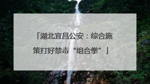 湖北宜昌公安：综合施策打好禁毒“组合拳”